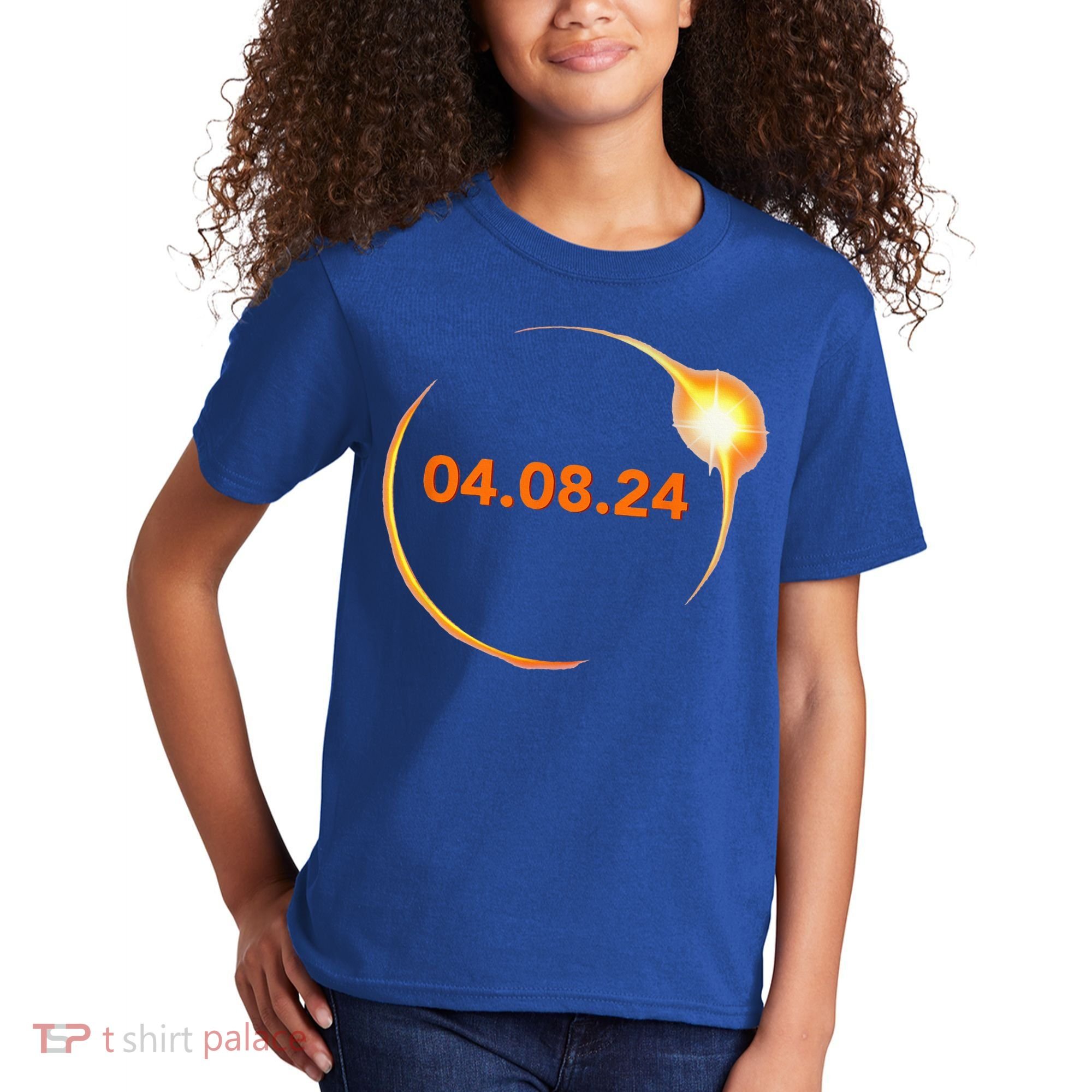 Total Solar Eclipse 04.08.2024 Totality Kids T-Shirt