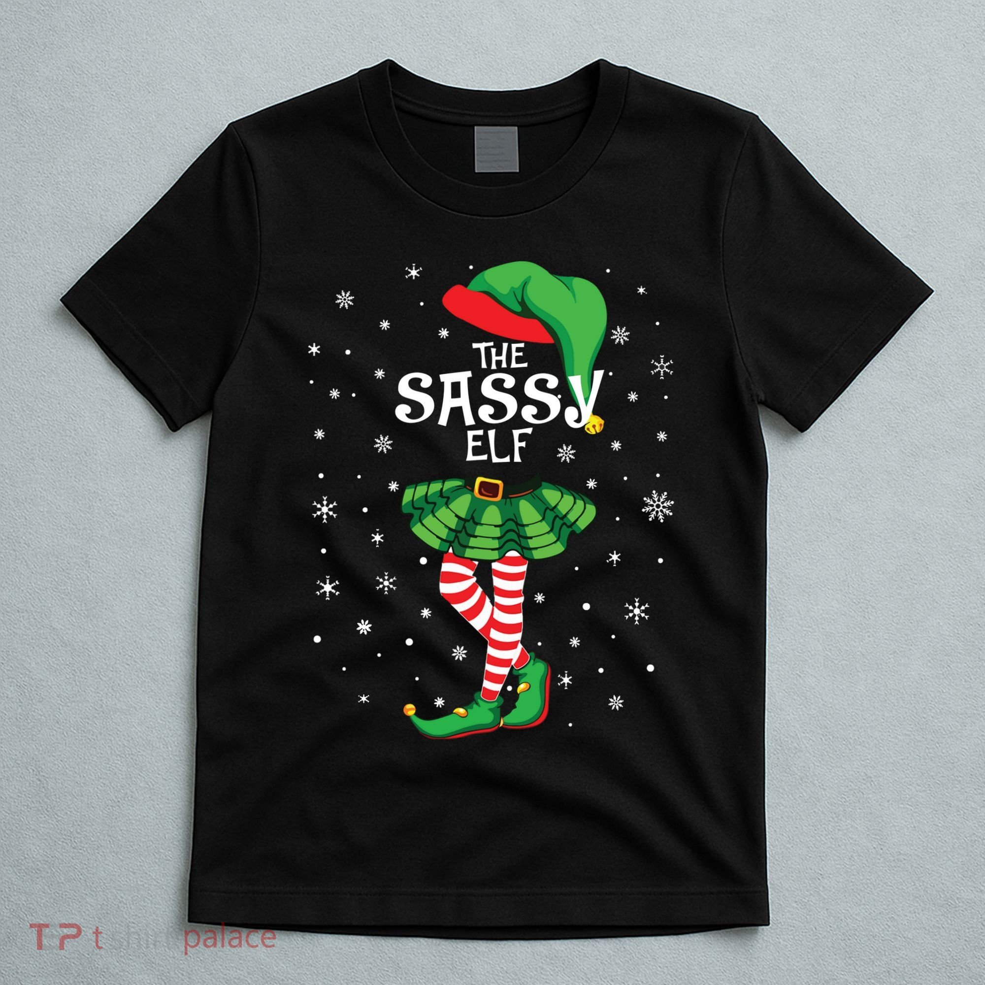 The Sassy Elf Funny Christmas T-Shirt