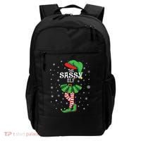 The Sassy Elf Funny Christmas Backpack thumb 0