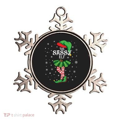 The Sassy Elf Funny Christmas Ornament