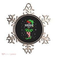 The Sassy Elf Funny Christmas Ornament thumb 0