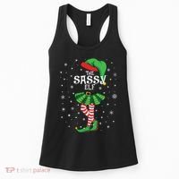 The Sassy Elf Funny Christmas Women's Tank Top thumb 0