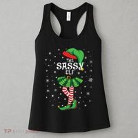 The Sassy Elf Funny Christmas Women's Tank Top thumb 3