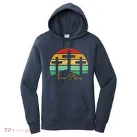 True Story Easter Cross Retro Sunset Women's Hoodie thumb 0