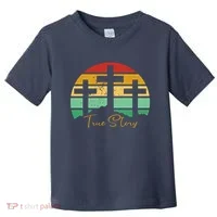 True Story Easter Cross Retro Sunset Toddler T-Shirt thumb 0