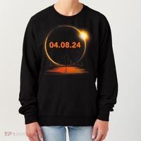 Total Solar Eclipse 2024 USA April 8 2024 Women's Sweatshirt thumb 0