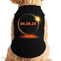 Total Solar Eclipse 2024 USA April 8 2024 Doggie Tank thumb 0