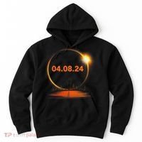 Total Solar Eclipse 2024 USA April 8 2024 Hoodie thumb 0