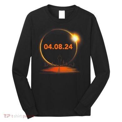 Total Solar Eclipse 2024 USA April 8 2024 Long Sleeve Shirt