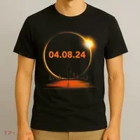 Total Solar Eclipse 2024 USA April 8 2024 T-Shirt thumb 3