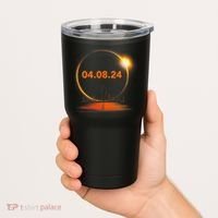 Total Solar Eclipse 2024 USA April 8 2024 Tumbler thumb 2
