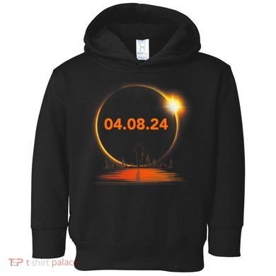 Total Solar Eclipse 2024 USA April 8 2024 Toddler Hoodie