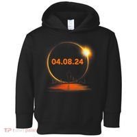 Total Solar Eclipse 2024 USA April 8 2024 Toddler Hoodie thumb 0