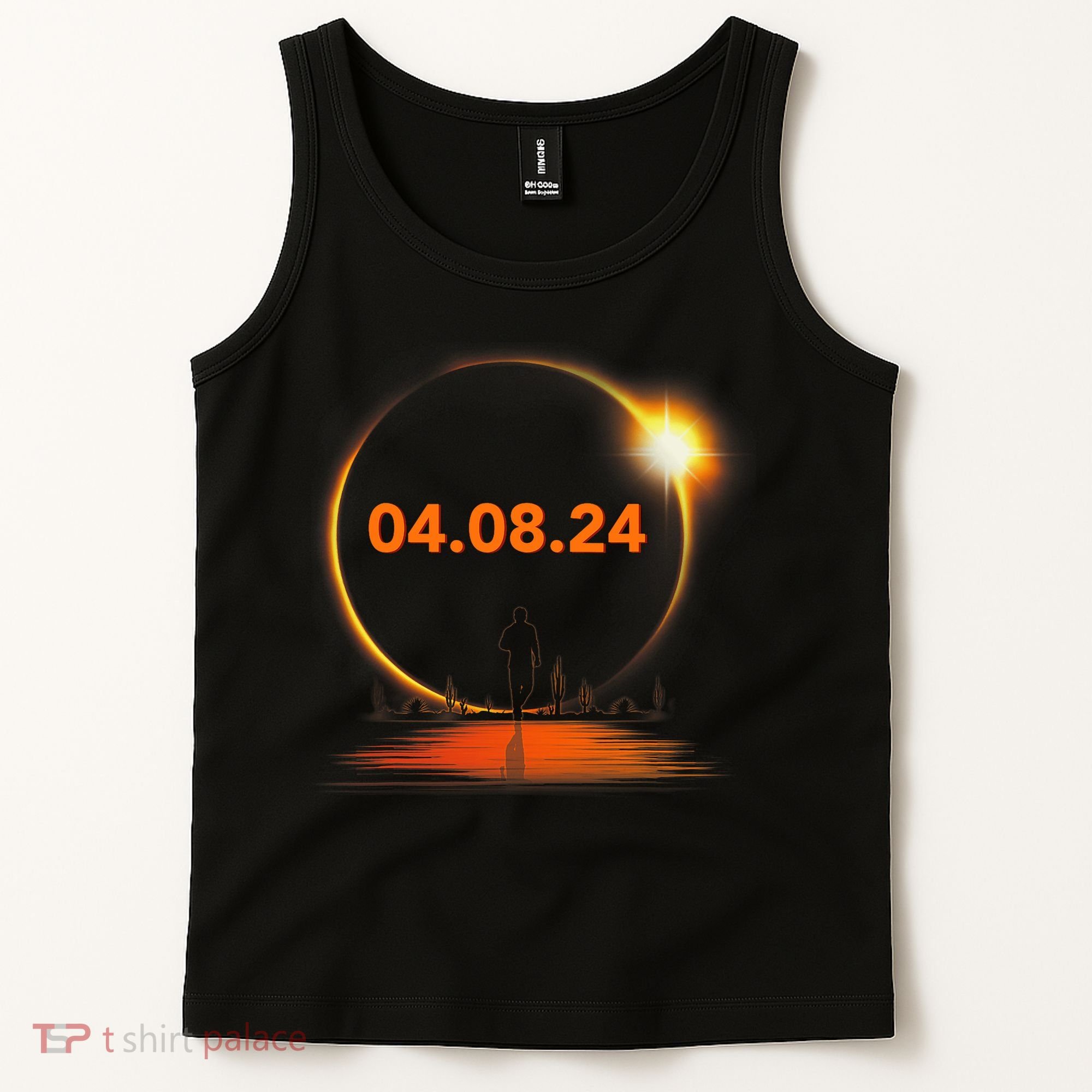 Total Solar Eclipse 2024 USA April 8 2024 Tank Top