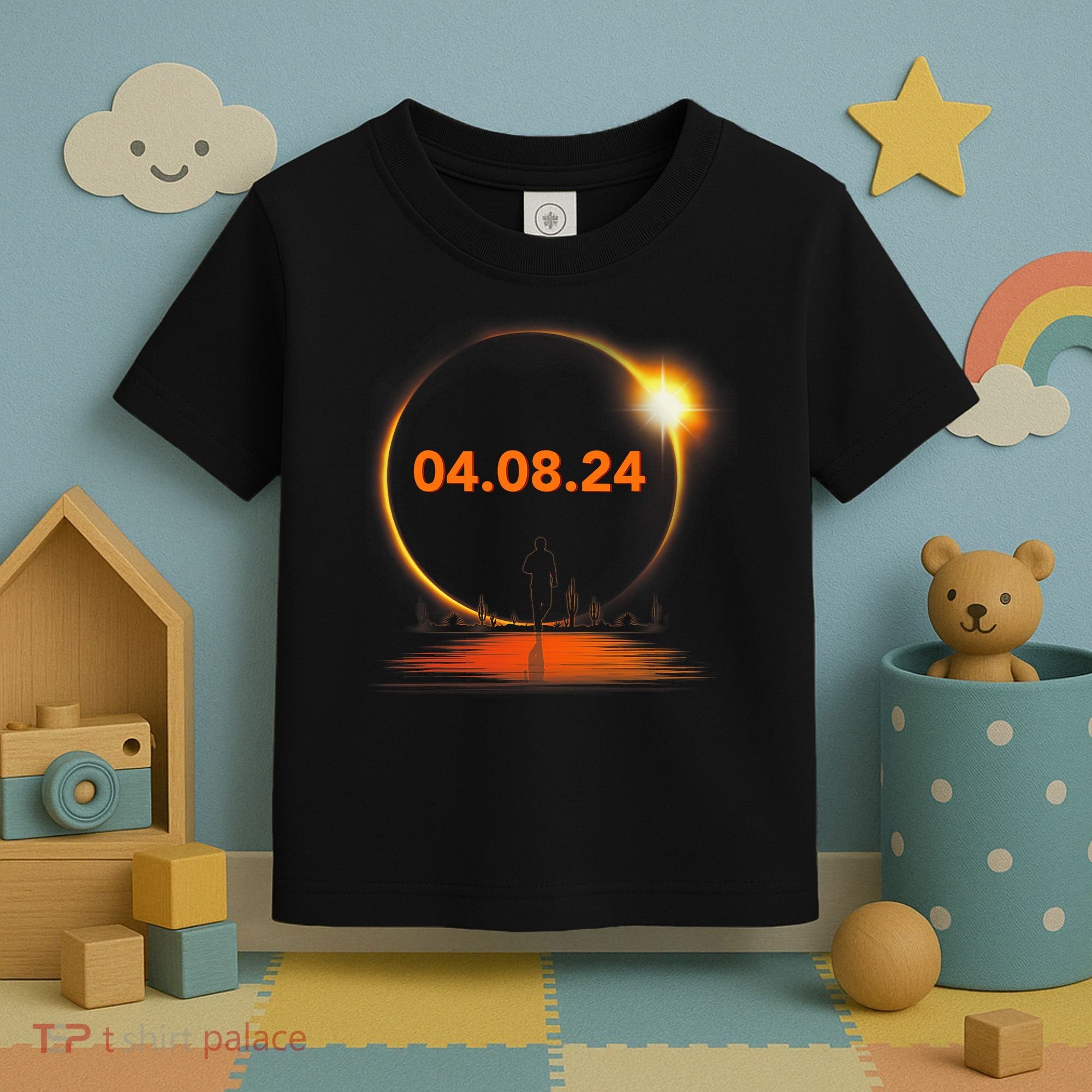 Total Solar Eclipse 2024 USA April 8 2024 Toddler T-Shirt