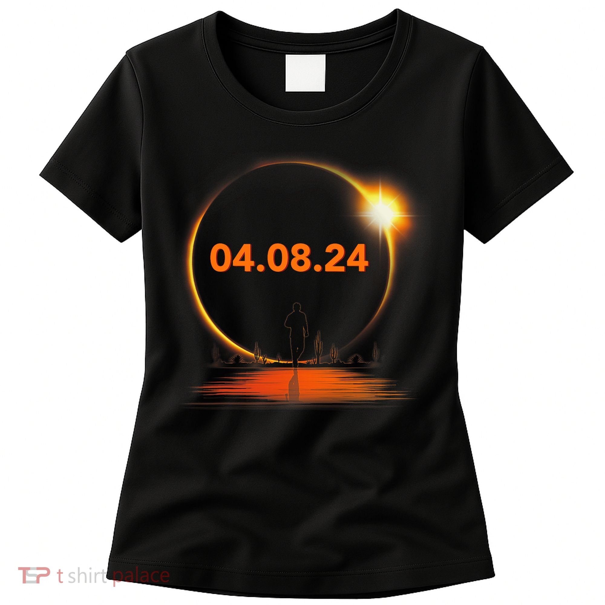 Total Solar Eclipse 2024 USA April 8 2024 Women's T-Shirt