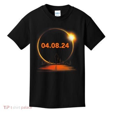 Total Solar Eclipse 2024 USA April 8 2024 Kids T-Shirt