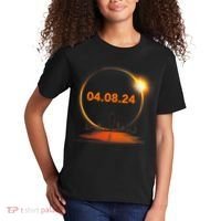 Total Solar Eclipse 2024 USA April 8 2024 Kids T-Shirt thumb 2