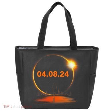 Total Solar Eclipse 2024 USA April 8 2024 Tote Bag