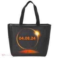Total Solar Eclipse 2024 USA April 8 2024 Tote Bag thumb 0