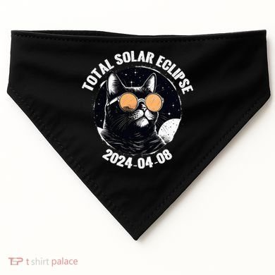 Total Solar Eclipse 2024  USA-Made Doggie Bandana