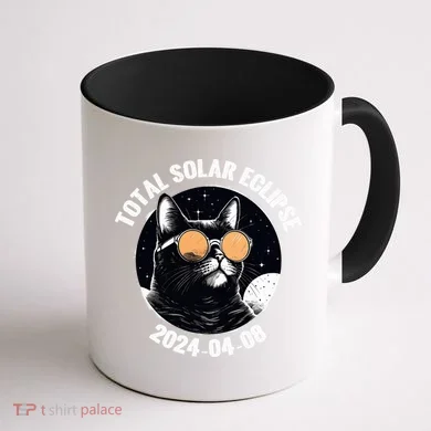 Total Solar Eclipse 2024  Coffee Mug back