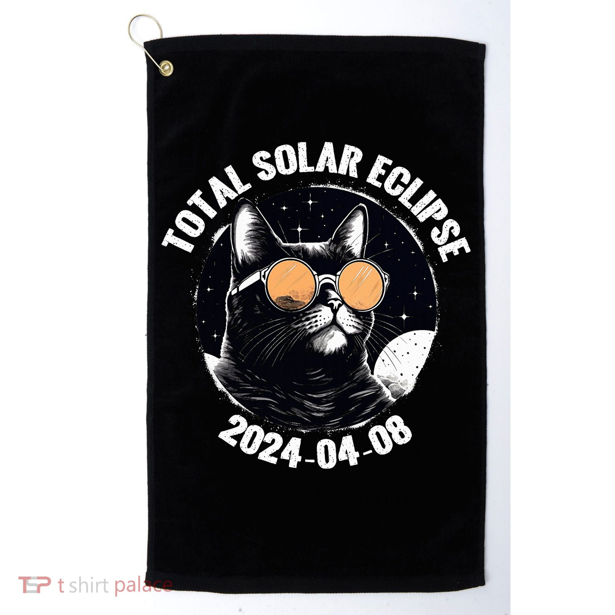 Total Solar Eclipse 2024  Golf Towel