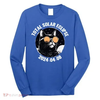 Total Solar Eclipse 2024 Long Sleeve Shirt