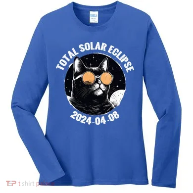 Total Solar Eclipse 2024  Women's Long Sleeve Shirt