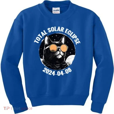 Total Solar Eclipse 2024  Kids Sweatshirt