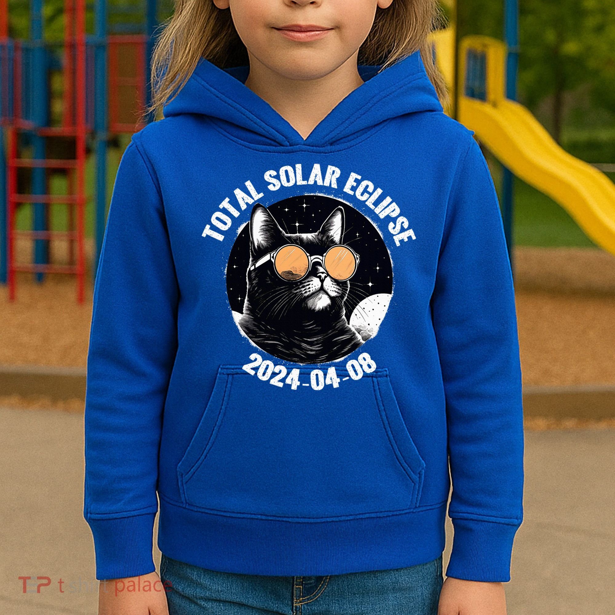 Total Solar Eclipse 2024  Kids Hoodie