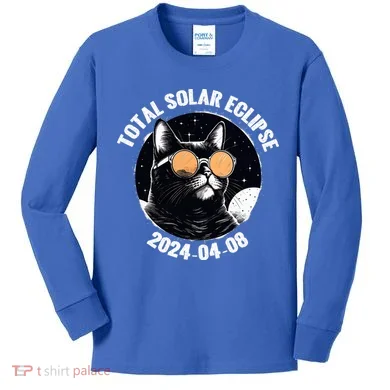 Total Solar Eclipse 2024 Kids Long Sleeve Shirt