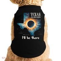 Total Solar Eclipse 2024 Texas Doggie Tank thumb 0