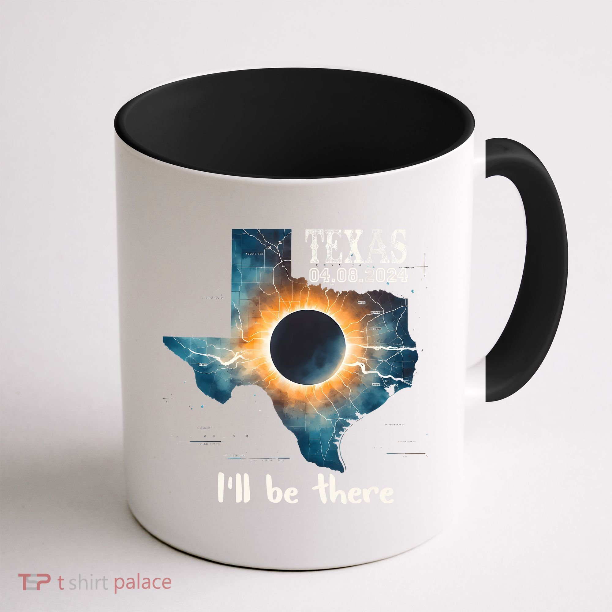 Total Solar Eclipse 2024 Texas Coffee Mug
