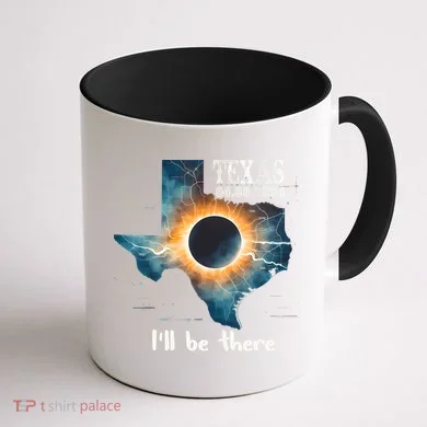 Total Solar Eclipse 2024 Texas Coffee Mug back