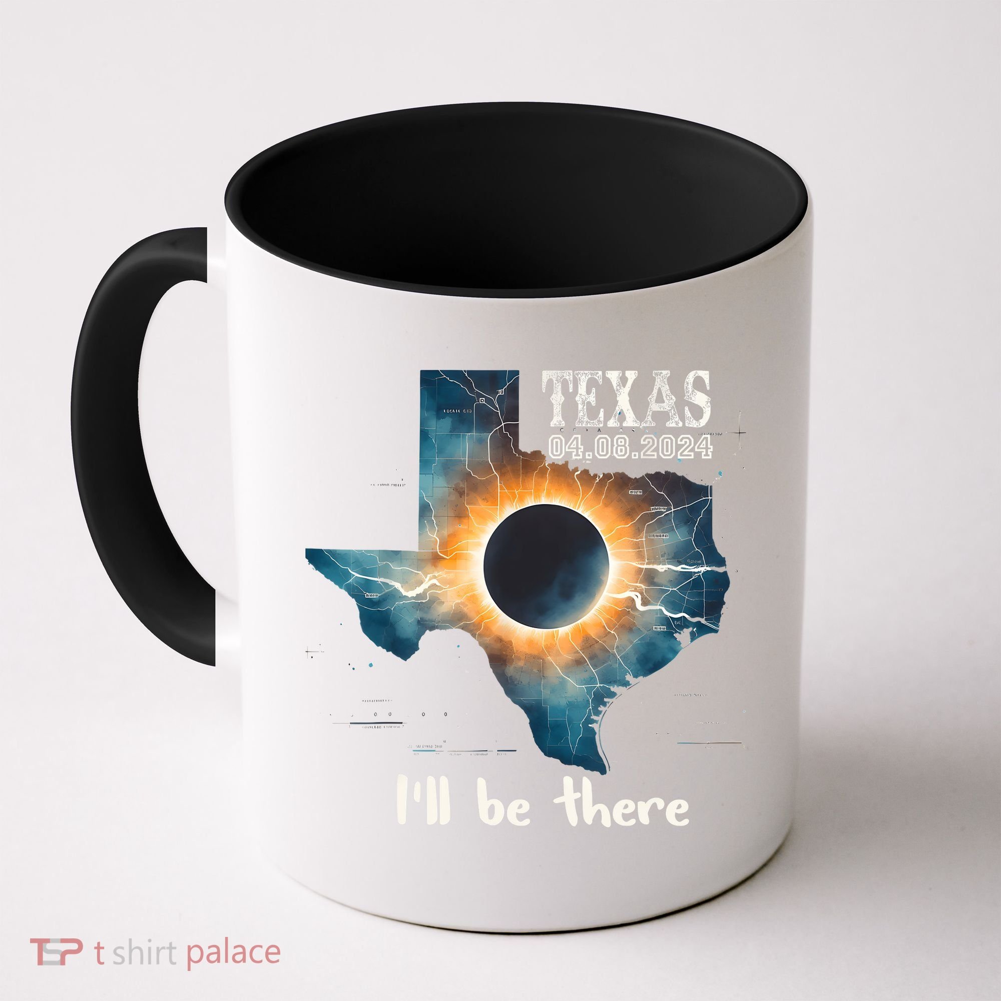 Total Solar Eclipse 2024 Texas Coffee Mug