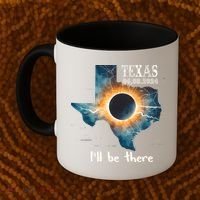 Total Solar Eclipse 2024 Texas Coffee Mug thumb 2