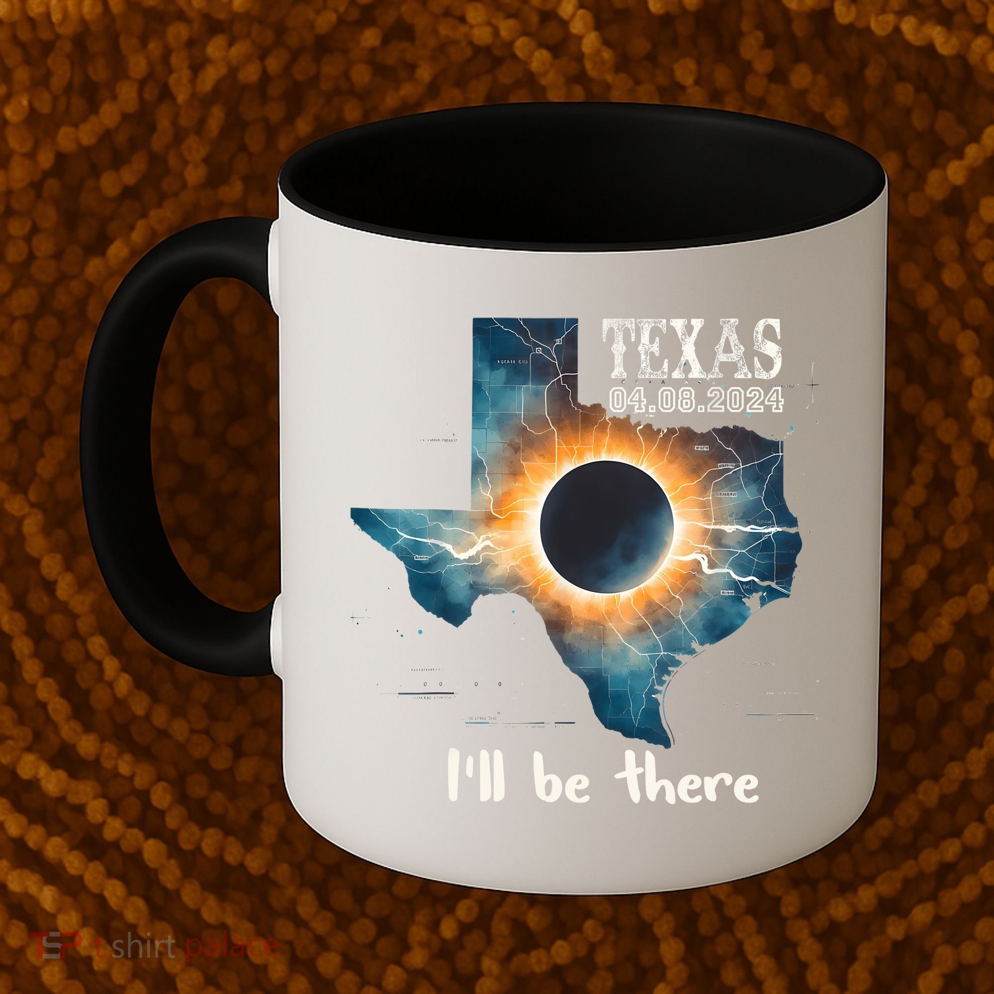 Total Solar Eclipse 2024 Texas Coffee Mug