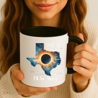Total Solar Eclipse 2024 Texas Coffee Mug thumb 3