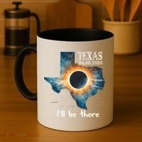 Total Solar Eclipse 2024 Texas Coffee Mug thumb 4