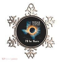 Total Solar Eclipse 2024 Texas Ornament thumb 0