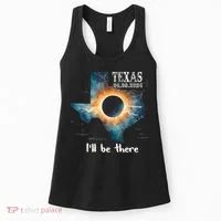 Total Solar Eclipse 2024 Texas Women's Tank Top thumb 0