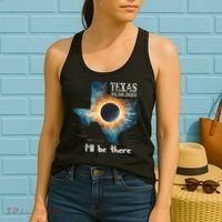 Total Solar Eclipse 2024 Texas Women's Tank Top thumb 2