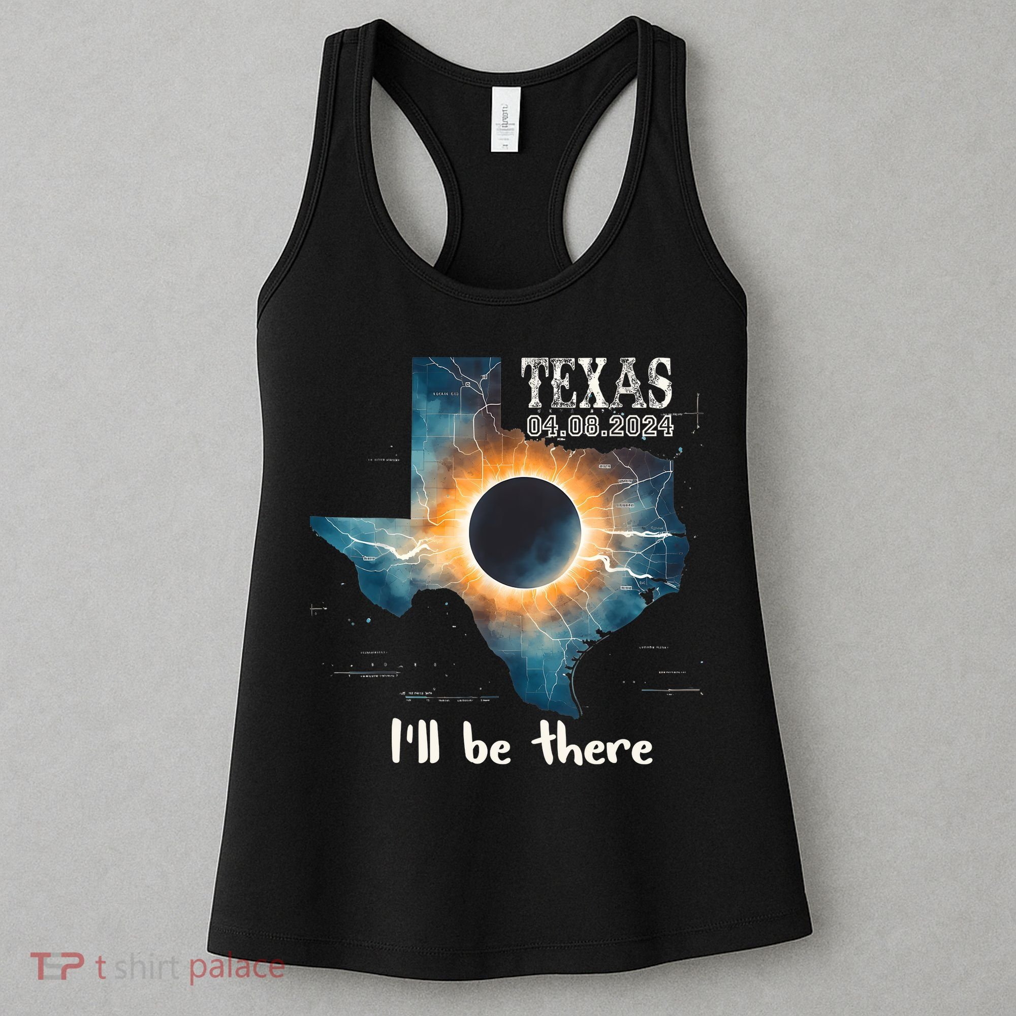Total Solar Eclipse 2024 Texas Women's Tank Top