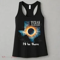 Total Solar Eclipse 2024 Texas Women's Tank Top thumb 3