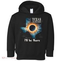 Total Solar Eclipse 2024 Texas Toddler Hoodie thumb 0