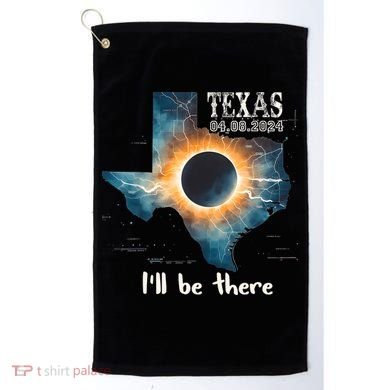 Total Solar Eclipse 2024 Texas Golf Towel