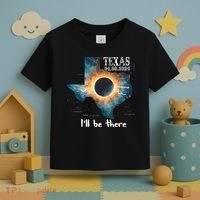 Total Solar Eclipse 2024 Texas Toddler T-Shirt thumb 3