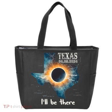 Total Solar Eclipse 2024 Texas Tote Bag