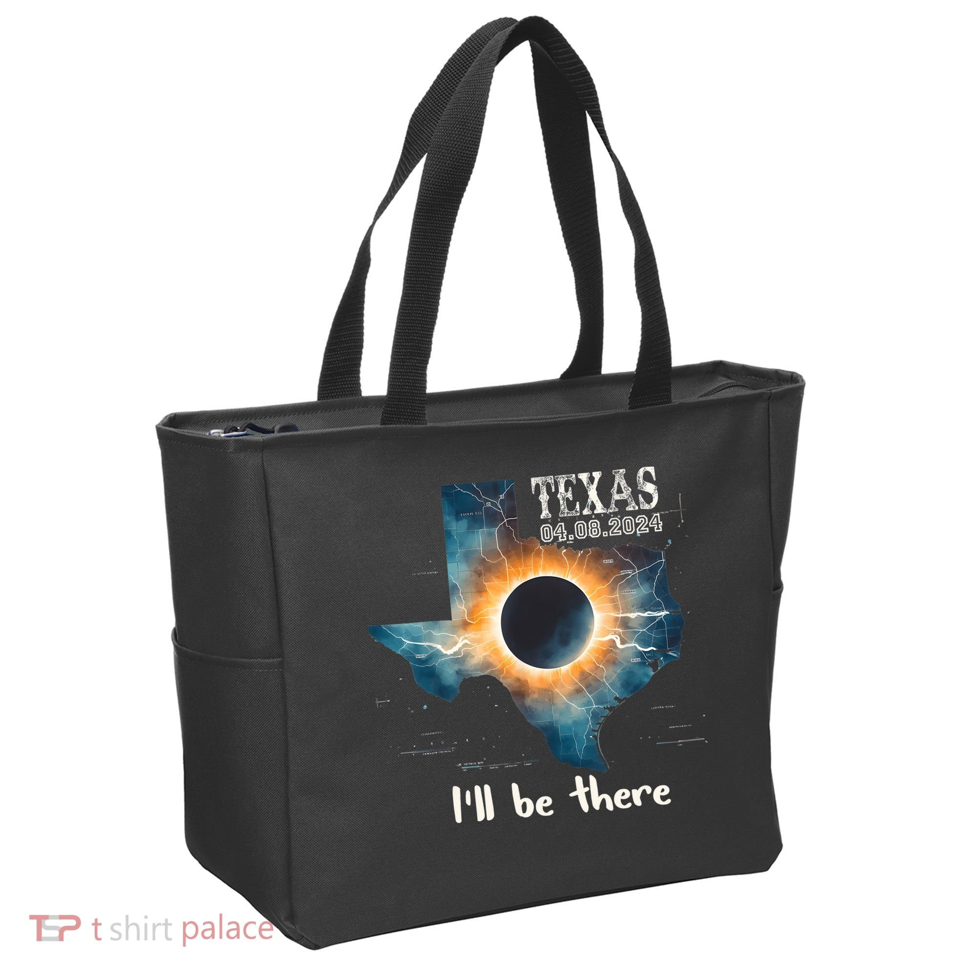 Total Solar Eclipse 2024 Texas Tote Bag